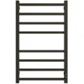 Полотенцесушитель электрический Двин (Dveen) L plaza neo 80х50 см, без полки, К диммер черный матовый