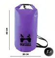 Герморюкзак, Гермосумка, Гермомешок, туристическая водонепроницаемая сумка, Фиолетовый Фонтанка 5 литров