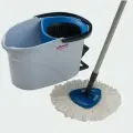 Набор для уборки Vileda УльтраСпин Мини, голубой (ведро с отжимом, швабра с телескопической ручкой) (158010)