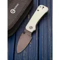 Нож складной Civivi C19068S-8 Baby Banter, Black Stonewashed Nitro-V Blade, Natural G10 Handle
