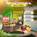 Прикормка для рыбалки ALLVEGA Formula карп слива 10 пачек по 0.9 кг