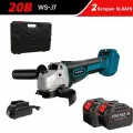 Аккумуляторная УШМ (Болгарка) WOSAI WS-J7 с кейсом 125. С 2 АКБ 20V 6.0 Ah и и зарядкой / беспроводная УШМ (болгарка)