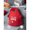 Сумка для ланча BERGNER из неопрена, размеры 30 х 29 х 17 см, красная