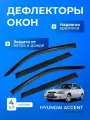 Дефлекторы окон HYUNDAI ACCENT (1999-2012) седан