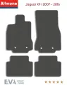 ЭВА коврики для Jaguar XF 1 (Х250, X250) 2007 - 2016, серые, eva, влагоустойчивые, 4шт / Ягуар