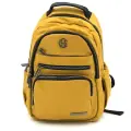 Рюкзак женский Hedgard 4152 yellow с двумя отделениями, непромокаемый, жёлтый