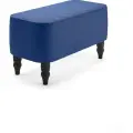 Банкетка пуф MONOFIX БУНО в прихожую, спальню, экокожа синий