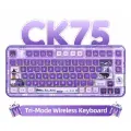 YUNZII x CoolKiller CK75 Игровая клавиатура беспроводная. Фиолетовая. Английская раскладка.