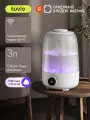 Увлажнитель воздуха для дома с Алисой, с аромадиффузором и подсветкой, TUVIO TUH09DE, белый