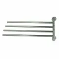 Держатель полотенец четверной, никель, WasserKRAFT K-1034NICKEL