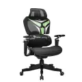 Кресло компьютерное ZONE 51 FREELANCER X7 Black-Green (Черно-зеленый), игровое, сетка
