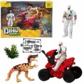 Набор игровой Мир динозавров (динозавр, квадроцикл, фигурка человека, аксессуары), в коробке