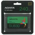 240 ГБ 2.5 SATA накопитель A-Data SU630 (ASU630SS-240GQ-R) - SATA, чтение - 520 Мбайт/сек, запись - 450 Мбайт/сек, 3D NAND, 4 бит QLC