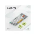 NuPhy Клавиатура беспроводная Air75 V2 Aloe Switch, (NuPhy Aloe Low Profile), белый