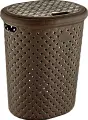 Корзина для белья 42л Рогожка ТГ4087