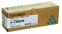 Картридж лазерный Ricoh SP C360HE (408185) голубой