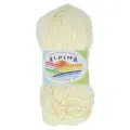 Пряжа Alpina SATI 10 шт. по 50 г 100% мерсеризованный хлопок 170 м №004 шампань