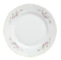 Блюдо Thun Бернадотт Серая роза, фарфоровое, универсальное, 32см