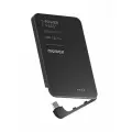 Внешний аккумулятор Momax 1-Power F. Pass+ 3000 mAh со встроенным кабелем Type-C (IP160) - Black
