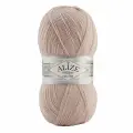 Пряжа SUPERLANA TIG (ALIZE), розово-бежевый - 574, 25% шерсть, 75% акрил, 5 мотков, 100 г, 570 м.