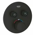 Термостат для душа Grohe 29507KF0 Grohtherm SmartControl встраиваемого монтажа на 2 выхода, фантомный чёрный