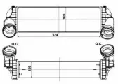 Интеркулер BMW X5, X6 NRF 30359