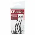 Крючки двойные Crazy Fish LONG TAIL Double Hook #1/0 (3 шт) LTDH-1/0-3