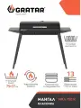 Профессиональный гриль барбекю с крышкой GRATAR МКЛ 750К