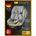 Автокресло детское Osann ENO360 Iron от 0 до 36 кг, c isofix и якорным ремнем, группа 0+/1/2/3 до 12 лет