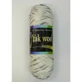 Пряжа Color City Yak Wool 960 белый/светло-серый (100г/430м, упаковка 5 мотков)