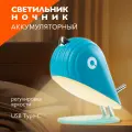 Светильник ночник / декоративный светильник Jazzway Пташка JS5-BIRD-bu