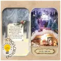 Подарочный Интерьерный конструктор (Румбокс) Yarvita Домик в шкатулке Зимняя Сказка миниатюра DIY House