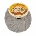 Пряжа ADELIA KATTY 100% шерсть 10 шт. х 50 г 150 м +- 10 м №11 св. серый