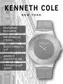 Наручные часы KENNETH COLE Classic, серебристый