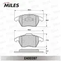 Тормозные колодки Miles CITROEN C4/PEUGEOT 207/307 задние торм. сист. BOSCH LowMetallic
