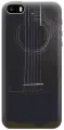 Силиконовый чехол на Apple iPhone SE / 5s / 5 / Эпл Айфон 5 / 5с / СЕ с рисунком Гитара