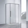Душевой уголок Vincea Slim-N VSR-4SN8013CLGM, 1300*800, вороненая сталь, стекло прозрачное