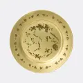 Тарелка MURKY x ULTIMA Яндекc, латунь, диаметр 24 см, цвет золотой