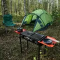 GRILLBOOM Мангал портативный, складной, 120х31х62см, рабочая поверхность 66х30см, железо 103-085