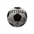 Мяч футбольный Official, белый/черный, полиуретан/резина, размер 5