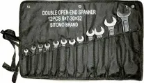 Набор ключей гаечных (рожковых) двусторонних 12 шт. (8-32) SIT