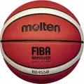 Мяч баскетбольный Molten B6G4550X р.6, FIBA Appr, 12 пан, синт. кожа, нейл. кор, кор-беж-чер