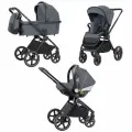 Коляска 3 в 1 Carrello Ultimo CRL-6519 Cool Grey Регулируемая высота люльки