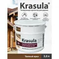 Тонирующая пропитка для дерева Krasula/3л/Темный орех, защитно-декоративный состав для древесины Красула