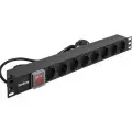 Блок розеток Exegate ServerPro PDU-19H805 Al-8S-EU3CU-SW (EX280844RUS)