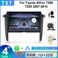 Штатная магнитола Toyota Allion 260, Premio 2007-2016-Android 1+32G-Carplay-WiFi-Gps навигатор-BT