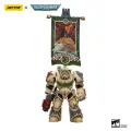 JOY TOY Warhammer40K 1/18 Фигурки Dark Angels Deathwing Champion 6 шт, DA Company Banner