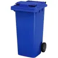Контейнер мусорный Honeycomb 120 л. с крышкой, синий