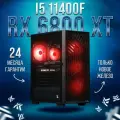 AIR Черный Intel Core i5 11400f, RX 6800 XT 16GB, DDR4 16GB, SSD 1000GB Игровой компьютер