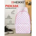 Рюкзак женский, школьный спортивный городской, для подростка розовый, карман-антивор, 42х28х14 см, Heikki, 273856